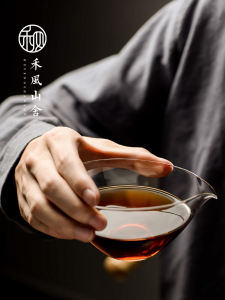 Thickened Heat Resistant Large Size Chinese Style Glass Teaware Set Fair Cup Tea Pouring Pot Tea Sea Kit Home Use Gongfu Tea Tools