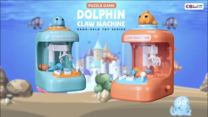 LED Lighting Mini Claw Machine Crane Candy Catcher Arcade Prize Grabber Children Toy Boy Girl Mainan Kanak 迷你娃娃机