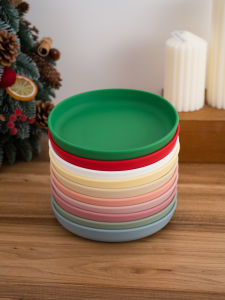 Color Kids 1PC Silicone Plate Suction Feeding Bowl Baby Dishes Newborn Essentials BPA-Free Feeding Accessories Christmas Gift