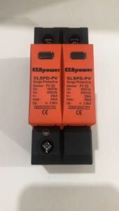 SPD DC 2P 500V Surge Protection Device Arrester Anti Petir PV 20-40KA