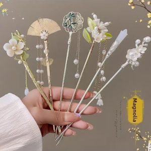 gumahus | Suzuki Hairpin with Tassel and Step-by-step Hairpin for Girls Hanfu