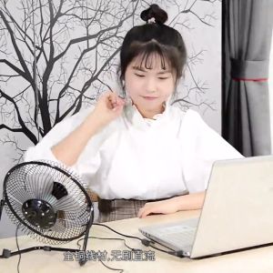 TAIDU Quạt tản nhiệt động cơ không chổi than sạc USB cỡ nhỏ không gây tiếng ồn tiện lợi