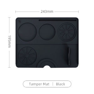 Coffee Tamper Mat Espresso Portafilter Station Silicone Bar Machine Pad Rubber Anti Slip Bar Kitchen Barista Tools Accessories