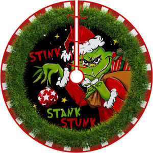 VIKAMA Cartoon Christmas Tree Dress Holiday Party Decoration Items Durable And Machine Washable Christmas Home Decoration