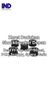 Karet Dudukan Shockbreaker Fazzio & Fino & Freego & Lexi & NMAX & Mio GT M3 Z S Soul Sporty & Nouvo & Xeon & X-Ride & Soul GT Shock Sok Shok Breaker