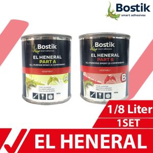 ALL PURPOSE EPOXY EL HENERAL BOSTIK MULTIPURPOSE EPOXY FOR WOOD GLASS METAL CERAMIC AND ETC 1/8L - 1/2L