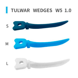 40/120pcs Dental Tulwar Wedges W5 Plastic Interproximal Tooth Gap Sectional Matrix System Dentistry Autoclavable