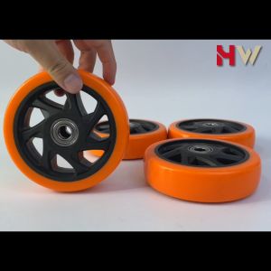 ล้อรถเข็น 3/4/5 นิ้ว ล้อเปล่า(พร้อมลูกปืน 1 ลูก) ล้อ ยูรีเทน เงียบและทนต่อการสึกหรอ ขายตรงจากโรงงาน โหลดสูงมาก คุณสมบัติครบถ้วน