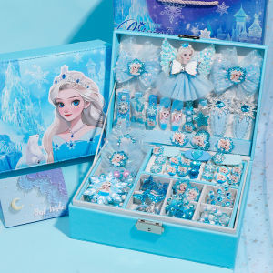 FUZAO | Frozen Elsa Dress Up Play Jewelry Box Toy for 3-6 Year Girls