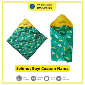 SELIMUT TOPI BAYI GRATIS BORDIR NAMA