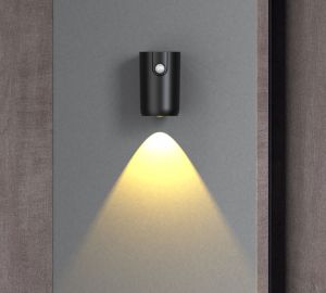 USB Charging Magnetic Induction Door Human Sensing Spotlights Lamp The Atmosphere Aisle Decorative Door Wall Lamp