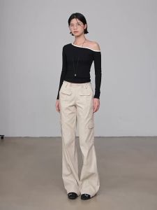 YYNW | Quần Cotton Đùi Thẳng Nhiều Túi