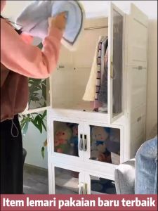 Lemari Pakaian Multifungsi｜Lemari penyimpanan kebutuhan sehari-hari｜Lemari makanan ringan｜Lemari Rumah｜Lemari Mainan