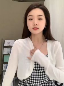 🔥[C014] Khoác len Montoghi Dệt kim QC CROPTOP CÁNH DƠI tay dài Quảng Châu chống nắng - kholenqc