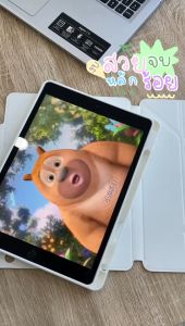 เคส iPad 3-in-1 เคสอะคริลิคใสแบบถอดได้สำหรับ ipad  gen9 gen 10th 7th 8th เคสแท็บเล็ตแบบถอดได้พร้อมถาดปากกาสําหรับ ipad pro 13 นิ้ว (M4)pro 11 Air 4/5 ipad Air 6th ipad 10th genAir 5 4 6 11inch  Pro 11 2024 pro12.9 Air13 มีตัวล็อคปก