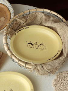 Nhà Bếp Dễ Thương Tấm Lót Trái Cây Hình Quả Hạch Màu Vàng Tấm Lót Sáng Tạo Bằng Gốm Sứ Hình Quả Lê Cho Buổi Sáng Và Trưa