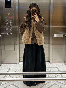 LIRUSHAN | Popular High-end Knitted Vest and Pants 3-piece Set New Arrival