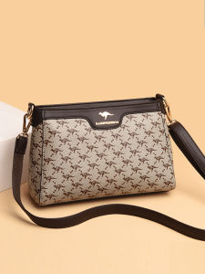 กระเป๋าผู้หญิงหนังแท้ กระเป๋าสะพายข้างแฟชั่นสำหรับวัยกลางคน กระเป๋าสะพายข้างแบบอเนกประสงค์สำหรับแม่ กระเป๋าสะพายข้างขนาดเล็ก ลายพิมพ์ลายสัตว์