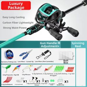 kastiza | Carbon Fiber Telescopic Rod for Beginners Spinning Reel
