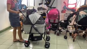 Pets stroller travel foldable lightweight stroller for Dog and Cat