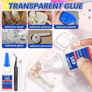 "3 seconds quick-drying" powerful all-purpose glue DIY special glue quickly cures high viscosity transparent and colorless lea
