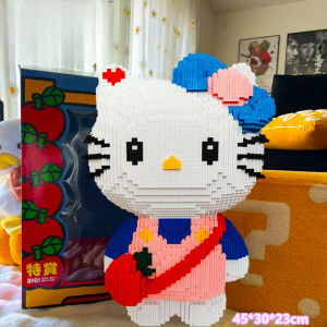 TOPTOY | Giant Wealthy Cat Ornament Building Block Assembly Toy Compatible with LEGO Birthday Gift Decor for Entrance Hall & Office