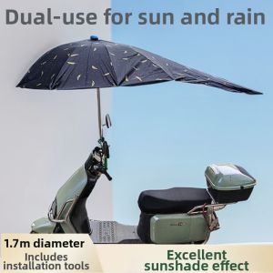 GUANGMANZHI | Lengthened Sun Protection Thickened Rain Umbrella