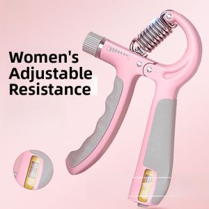 Adjustable Electronic Counting Grip Strengthener for Women Finger And Arm Strength Training Rehabilitation Fitness Equipment