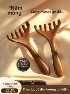 MOSHU | Máy Massage Đầu Bấm Huyệt Gỗ Trầm Thiên Nhiên