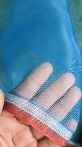 มุ้งไนล่อน สีฟ้า ผ้าลาน ผ้าแยง ผ้าลี่ มุ้งฟ้า เกรด A สินค้าราคาโรงงาน หน้ากว้าง 0.9m-4m (ยาว 10m-25m) ผ้ามุ้งไนล่อน มุ้งในล่อน