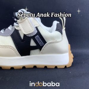 indobaba | Sepatu Anak Perempuan Sneakers Anak Laki Laki Import Casual Premium Sepatu Sekolah Anak Size 21-25 S168