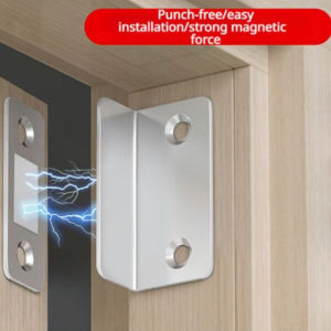Easy Installation Without Punching Invisible Magnet Magnetic Sliding Door Wardrobe Self-attracting Magnetic Strip Patch Absorber