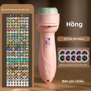 Hoạt Hình Máy Chiếu Đèn Pin Cho Trẻ Em 80 Hoa Văn Giáo Dục Sớm Xếp Hình Phát Triển Đồ Chơi Cho Bé Máy Chiếu Đèn Pin Trẻ Em Khai Sáng