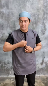 ROMPI SOLAT TERBARU MUSLIM PRIA DEWASA BAHAN KATUN FULL KATUN ADEM DIPAKAI M L XL XXL XXXL