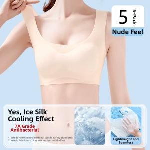 TUROU | Disposable Seamless Cool Silk Bra Travel Plus Size Gathered Independent Packaging
