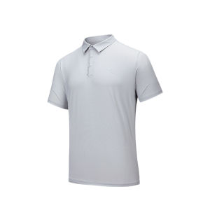 Anta Ice Silk Polo Shirt Mens Short Sleeve Turn-down Collar Breathable Top Business Casual Summer 2025 New Arrival