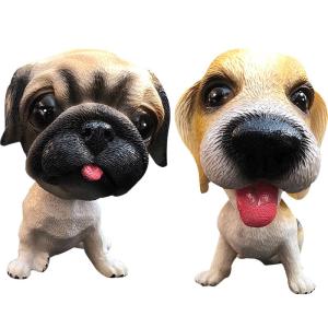 Cute Nodding Simulation Dog and Cat Figurine