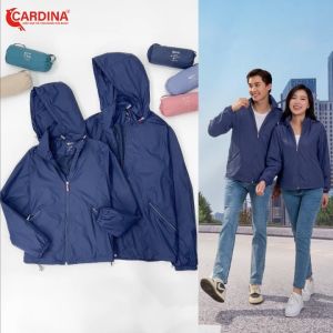 Áo Gió Nữ CARDINA 2 Lớp Chất Vải Gió Cao Cấp Chống Thấm Nước Cản Gió Trẻ Trung 3GNF01 5GNF04