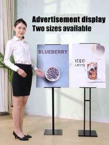 60×190 double sided banner stand Shop door sign Angle adjustable Single sided banner stand