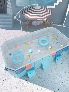 สระน้ํา สระว่ายน้ำพับได้ สระน้ำเด็ก ของเล่นเด็ก สระว่ายน้ำครอบครัว สระว่ายน้ำไม่เป่าลมมีให้เลือกหลายขนาด