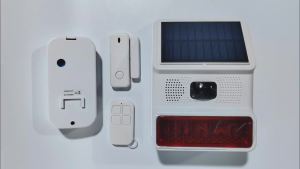 Hệ Thống Báo Động Ngoài Trời Không Dây 433MHz Năng Lượng Mặt Trời Chống Nước Tích Hợp Cảm Biến Chuyển Động PIR Đèn Báo Nhấp Nháy Và Phát Hiện Khe Cửa Dùng Cho An Ninh Gia Đình
