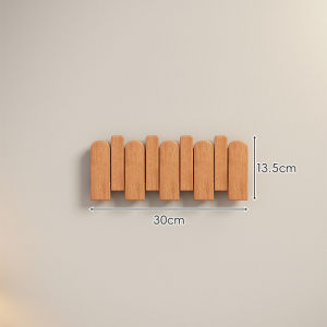 WUBUWEI | Piano Key Wall-Mounted Solid Wood Coat Hanger