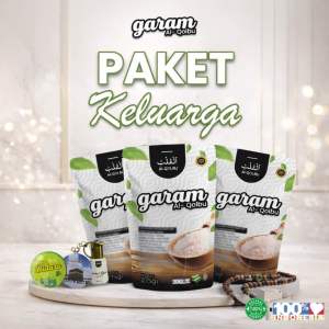 Paket Keluarga Garam Al-Qolbu 275gr Ampuh Terapi Kesehatan