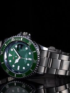 2024 new mens glow-in-the-dark waterproof fashion student steel watch Red and Blue Coke Circle Green water ghost watch mens watch