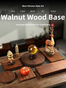 Black Walnut Wood Decorative Figurine