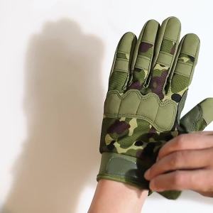 Tactical Full Finger Gloves Mens and Womens Outdoor Combat Training Combat Mountaineering Outdoor Sports Anti-Slip Wear-Resistant Riding Gloves