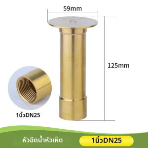 Thick Copper Semi-spherical Mushroom Fountain Nozzle
