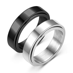 Anxiety Relief Spinner Ring for Men And Women Natural Zirconia Stone Original Design Fashionable Jewelry Stress Relief Accessory