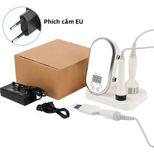 Máy RF Chuyên Nghiệp EMS Nâng Cơ Mặt Và Toàn Thân Làm Săn Chắc Da Chống Lão Hóa Dùng Tại Nhà Với 3 Đầu Trị Liệu