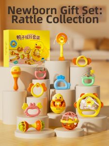 BABYSHOME | Teething Rattle Newborn Baby Toy